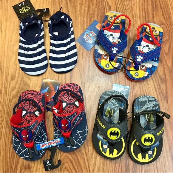 spiderman light up flip flops